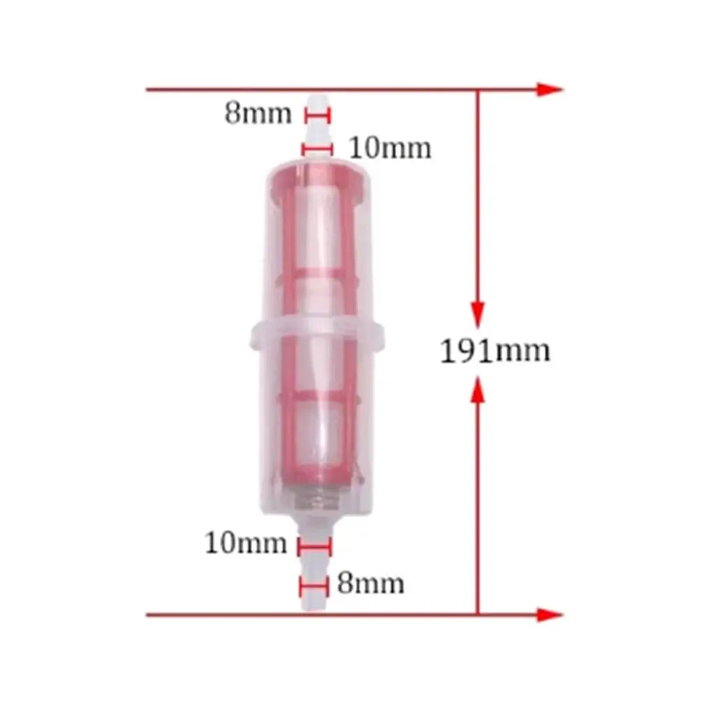 Universal 8–10mm Inline Diesel Fuel Filter | Car & Motorcycle Inline Fuel Filter QXL