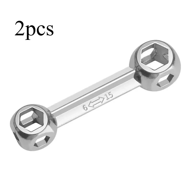 Bone Wrench Multi-Tool | Aluminum Alloy Hex Socket for Bikes Bicycle Multi-Tool QXL 2pcs