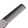 Portable Folding Metal Pocket Comb | Hair & Beard Grooming Folding Pocket Comb QXL onesize
