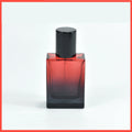 30ml Glass Gradient Perfume Bottle | Refillable Mist Atomizer Perfume Atomizer QXL red and black