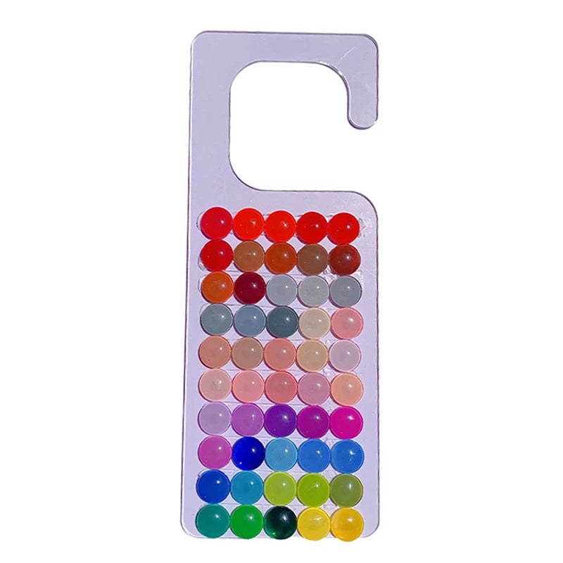 Aurora Acrylic Nail Swatch Display Board with Hook | Color Chart Nail Display Board QXL