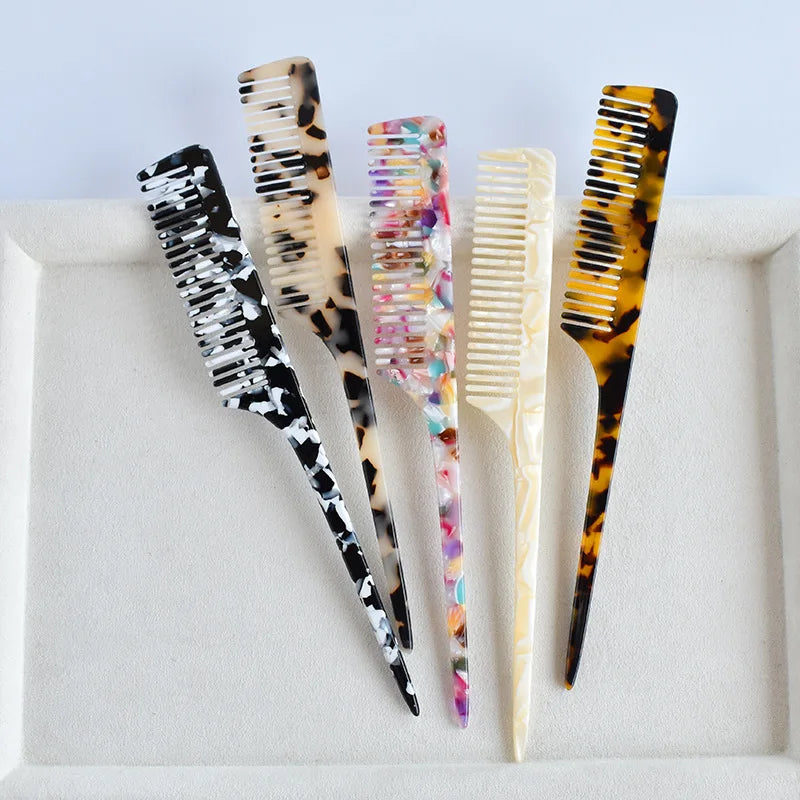 Rat Tail Comb | Multi-Colour Acetic Acid, Travel & Home Rat Tail Comb QXL