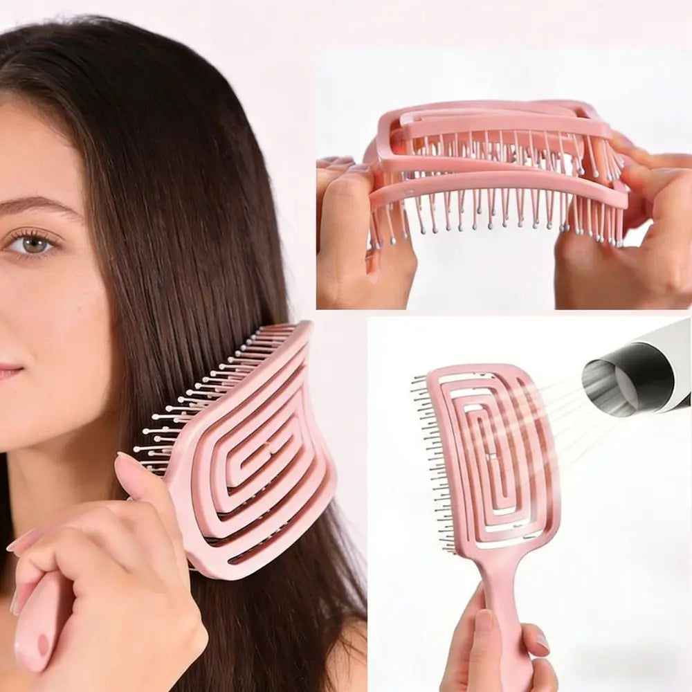 Anti-Static Massage Comb | Wet Hair Detangling Brush Hair Massage Comb QXL