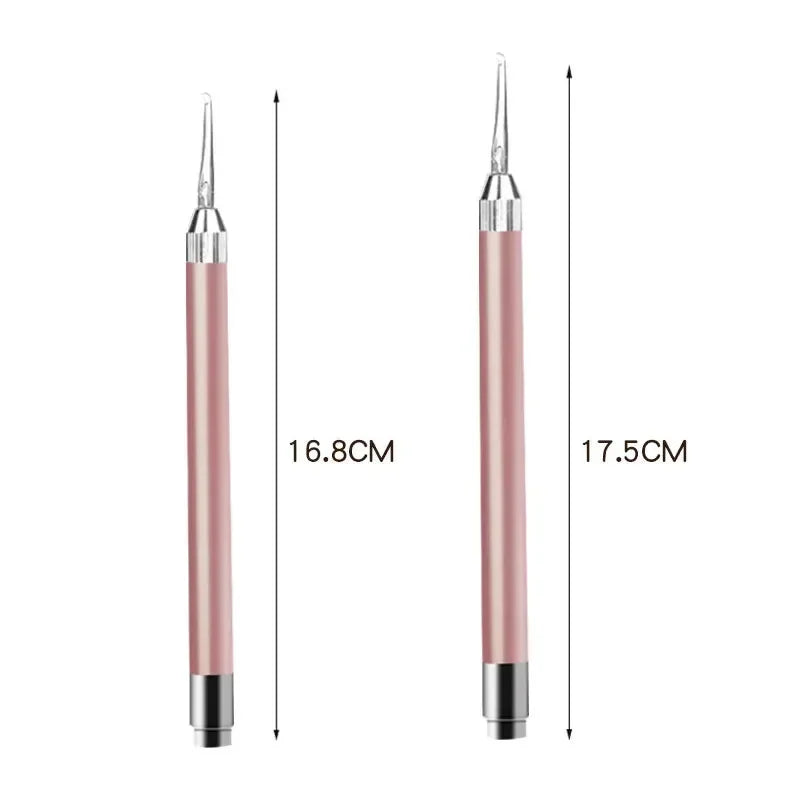LED Light Ear Cleaner Scoop | Stainless Steel Visual Ear Pick Ear Cleaning Tool QXL