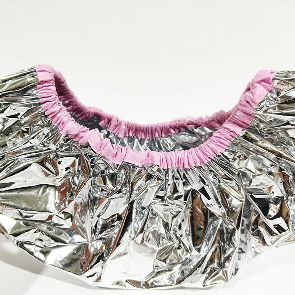 Aluminum Foil Self-Heating Hair Cap | Reusable Dye Steamer Hair Dye Cap QXL