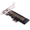 NVMe M.2 NGFF SSD to PCIe x1 Adapter Card with Bracket SSD Adapter Card QXL One Size