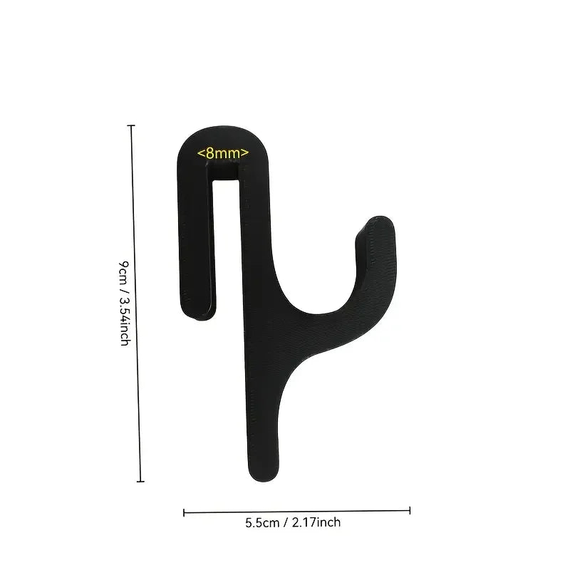 No-Drill Shower Door Hook | 8mm Frameless Glass Hanger Shower Door Hook QXL