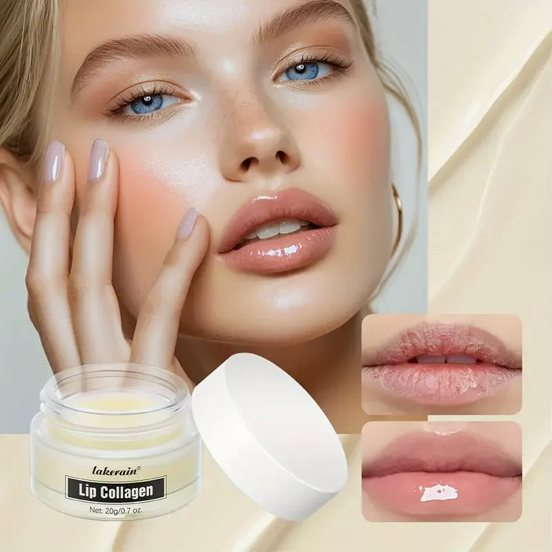 VERONNI Collagen Lip Mask – Overnight Hydrating Lip Balm Overnight Lip Mask QXL 1pcs