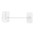 Child Safety Cabinet & Drawer Lock – Stainless Steel Cable Child Safety Lock QXL B173 White 1
