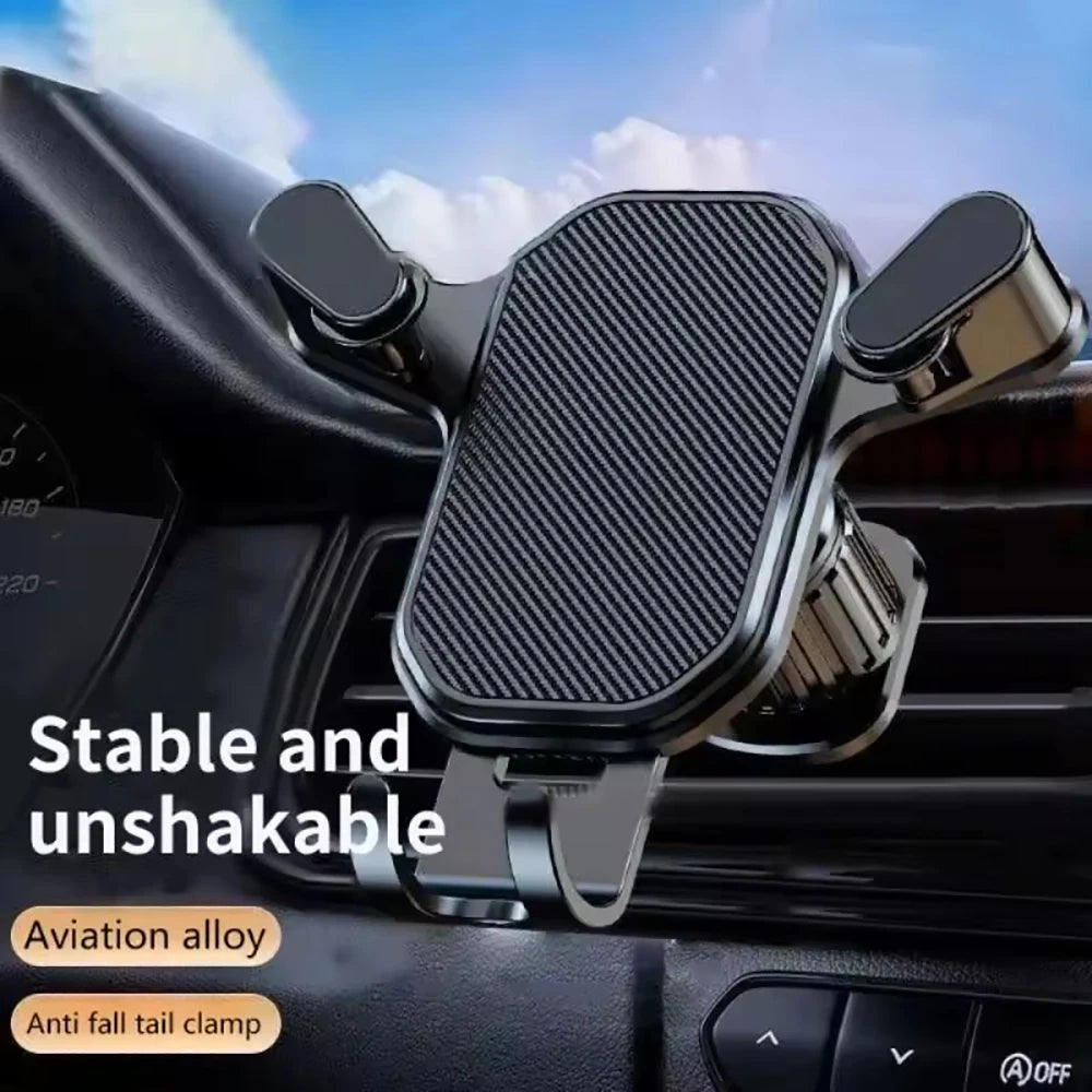 Gravity Car Phone Holder | Air Vent Clip Mount for 4–7" Phones Car Phone Mount QXL