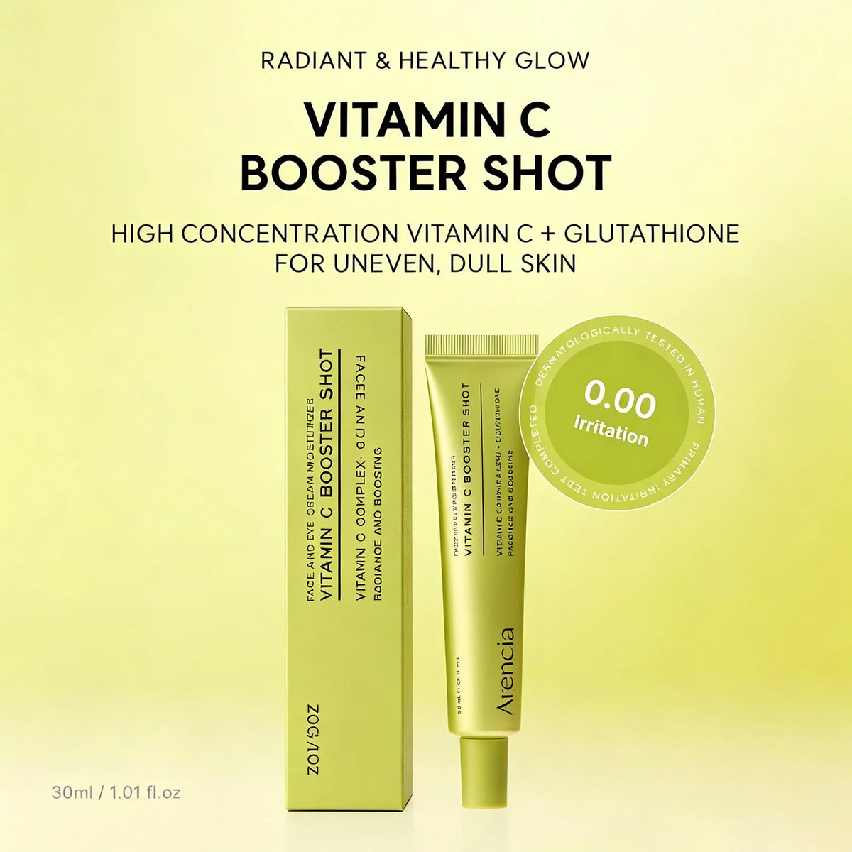 Vitamin C & Niacinamide Face & Eye Cream | Brightening Moisturizer Brightening Face Cream QXL