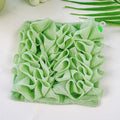2-in-1 Exfoliating Mesh Bath Sponge with Drawstring Soap Holder Exfoliating Bath Sponge QXL Green