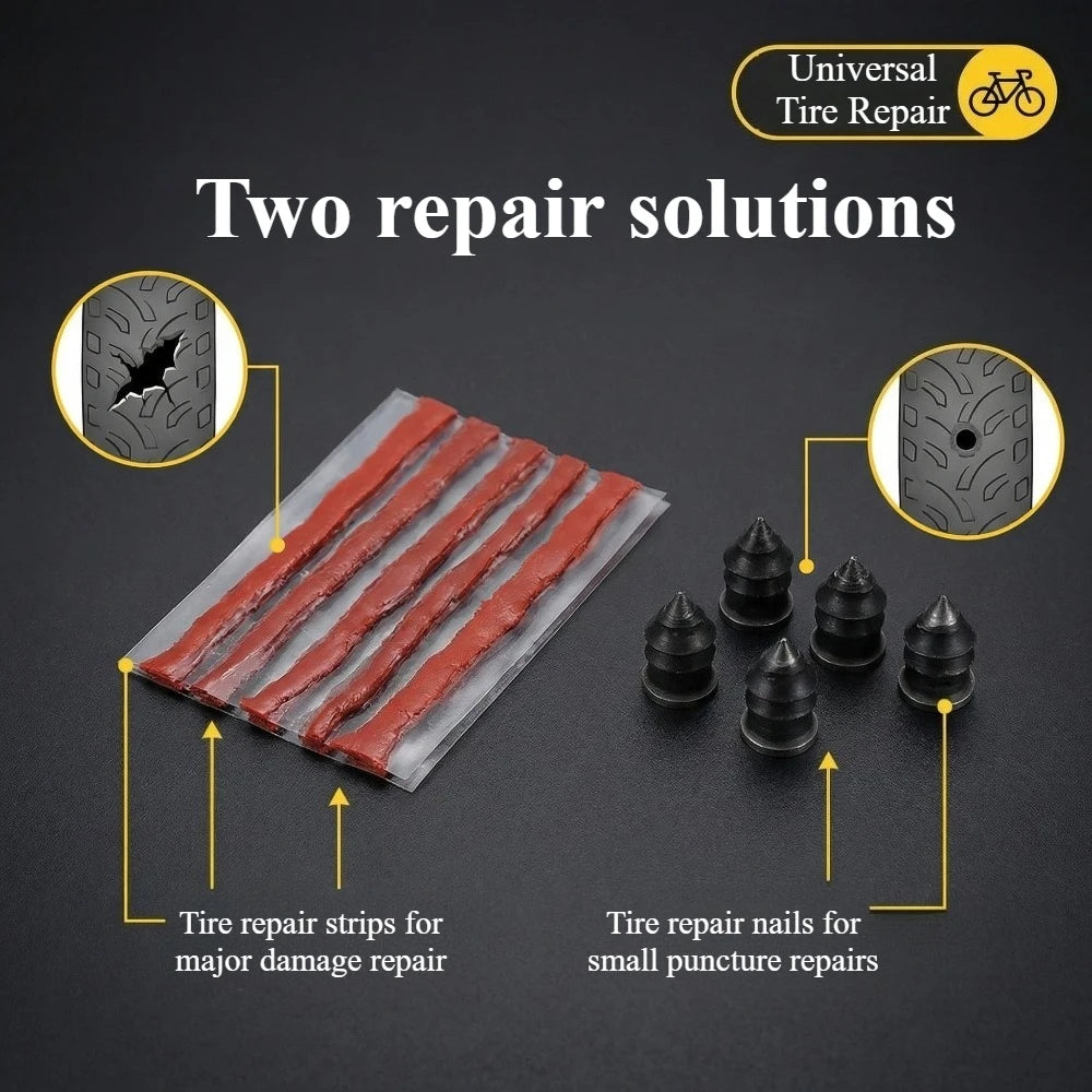 T-Handle Tubeless Tire Repair Kit | Car, Moto, Truck & SUV Tire Repair Kit QXL
