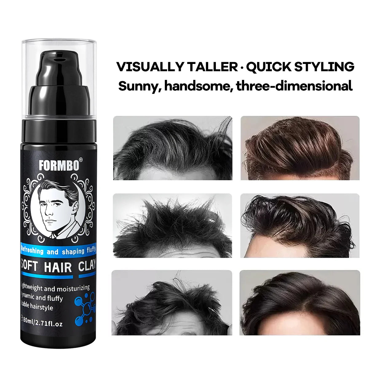 Waterproof Fiber Setting Spray – Long-Lasting Hold, 80ml Hair Setting Spray QXL