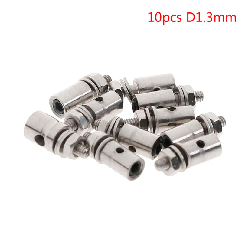 10-Pack RC Pushrod Linkage Stopper Servo Connectors RC Servo Connectors QXL 10pcs D1.3mm