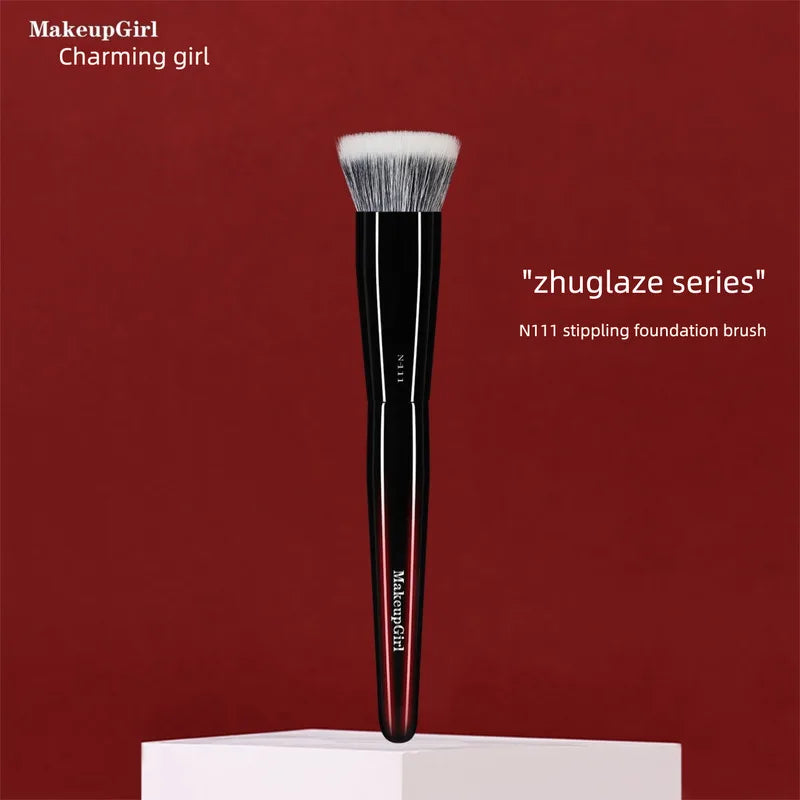 Flat Foundation Brush | Soft Wool Fiber Seamless Makeup Foundation Brush QXL