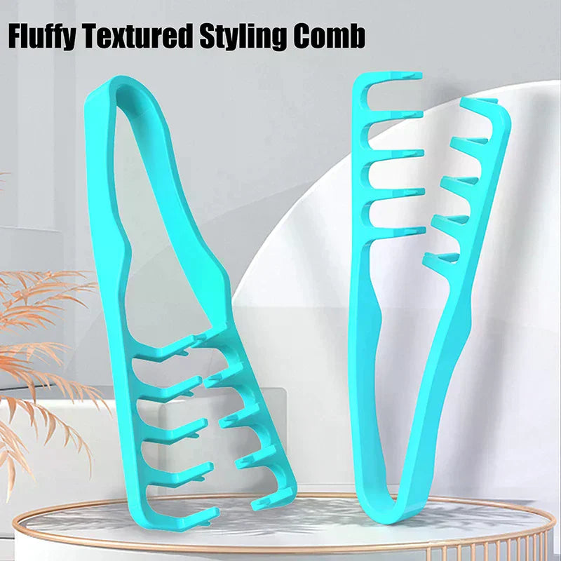 Volumizing Wide-Tooth Texture Styling Comb | All Hair Types Hair Styling Comb QXL