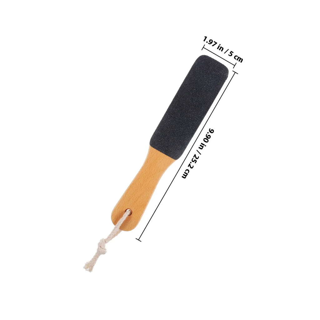 2-Pack Double-Sided Foot File | Silicon Carbide & Beech Wood Foot File Set QXL