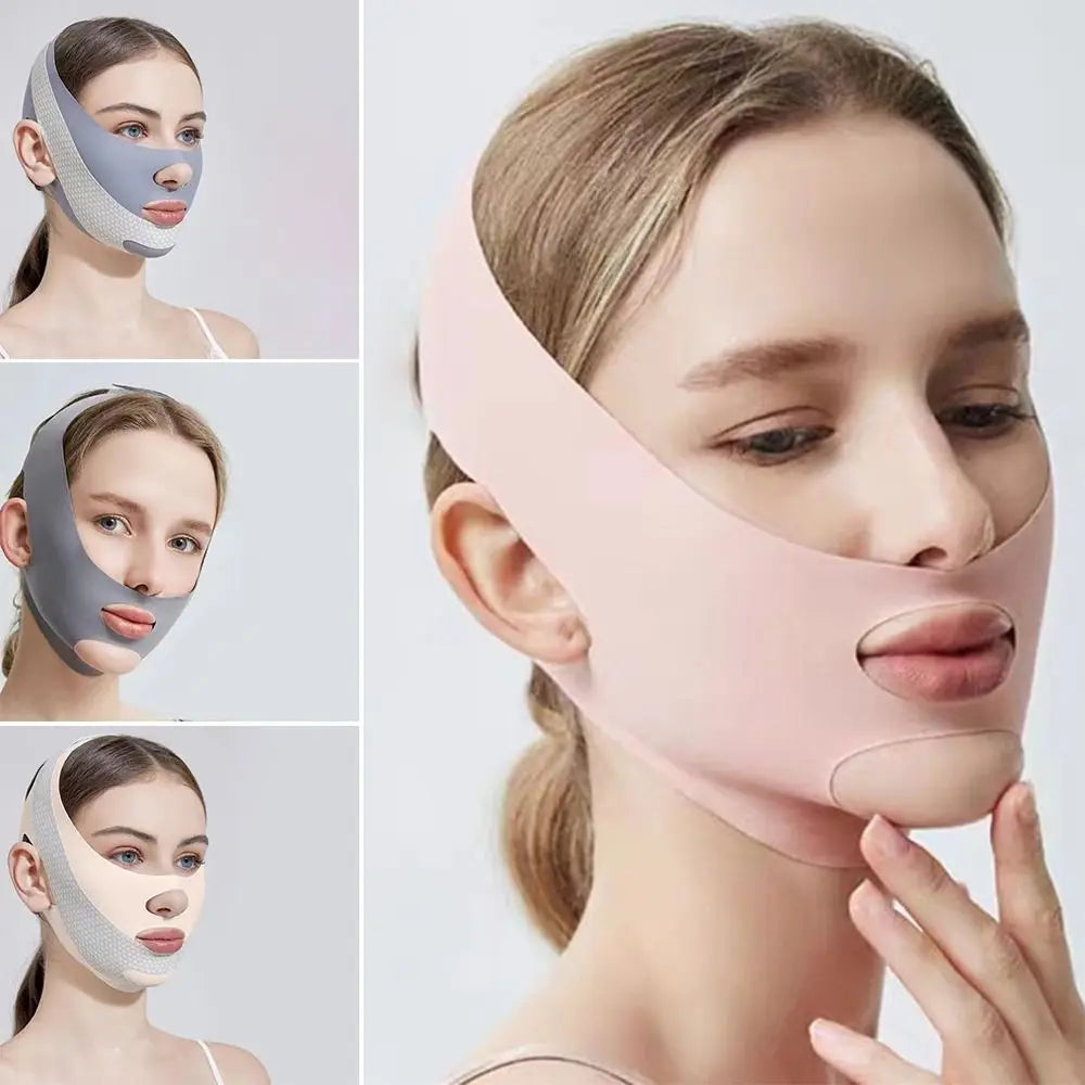 V-Line Face Sculpting Sleep Mask | Adjustable Lifting Strap Face Sculpting Mask QXL