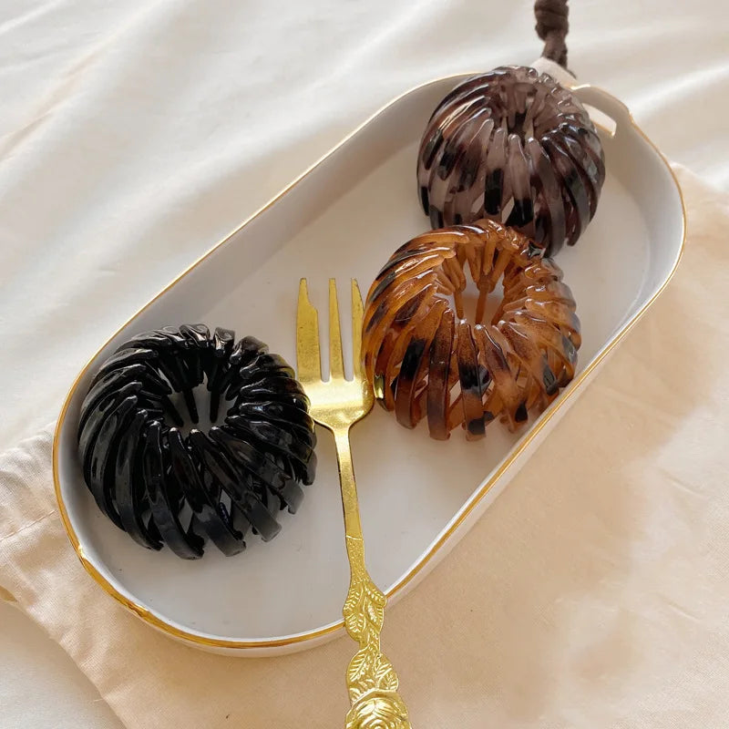 Bird's Nest Hair Claw Clip | Korean Style Barrette for Women Hair Claw Clip QXL