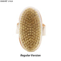 2-in-1 Natural Bristle Dry Body Brush | Exfoliating Massager Dry Body Brush QXL A