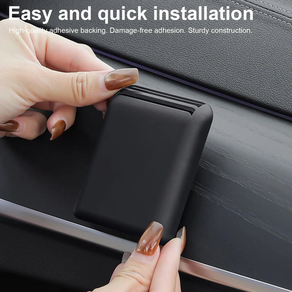 Car Card Holder & Organizer – Adhesive Mount Storage Box Car Card Organizer QXL