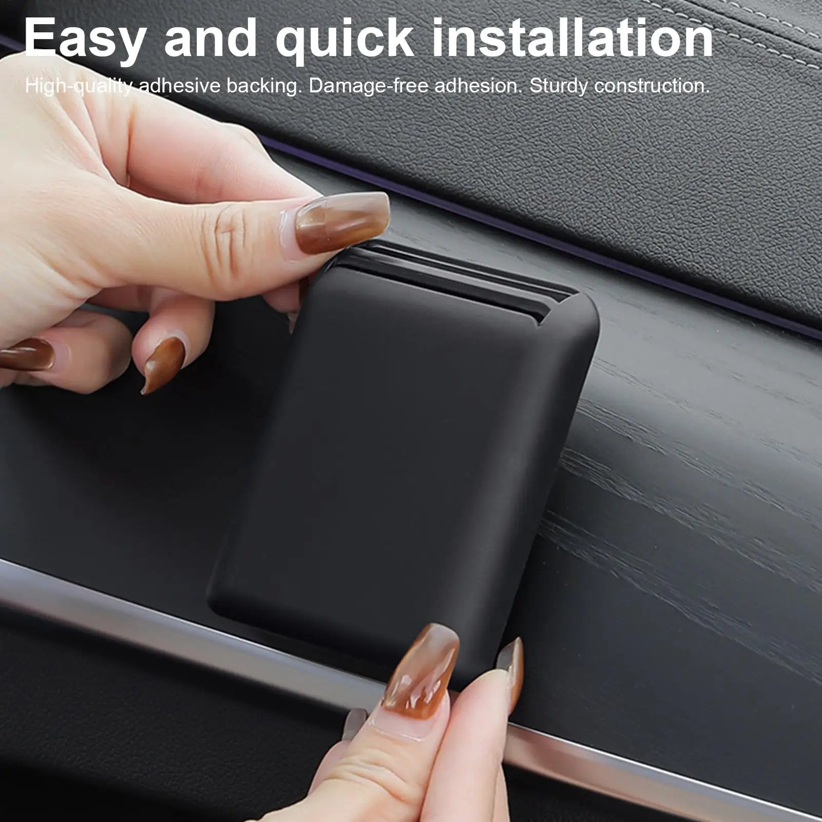 Car Card Holder & Organizer – Adhesive Mount Storage Box Car Card Organizer QXL