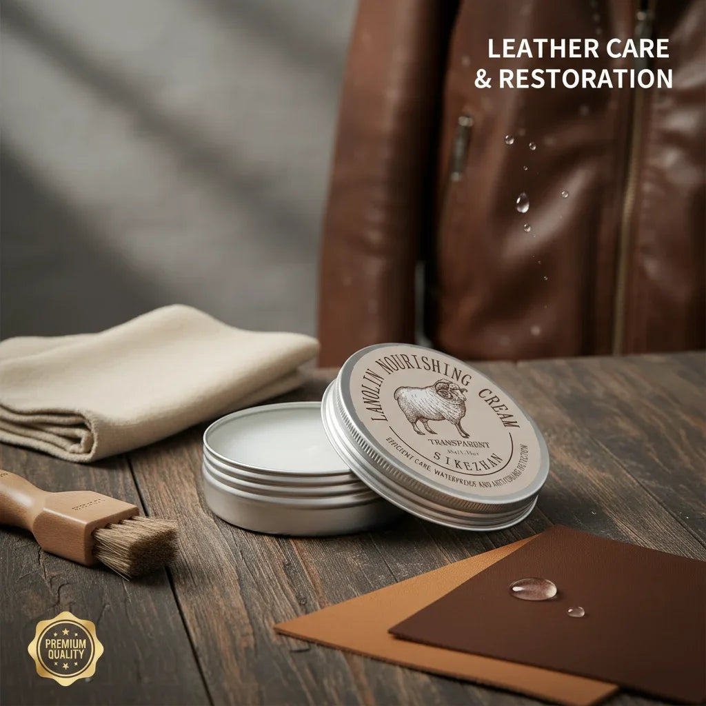 Leather Jacket Care Cream | Lanolin Conditioner & Waterproof Balm Leather Care Cream QXL