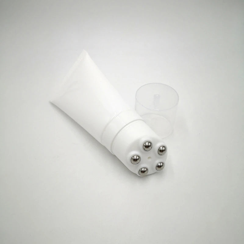 100g Steel Roller Ball Lotion Tube | Refillable Cosmetic Applicator Cosmetic Lotion Tube QXL
