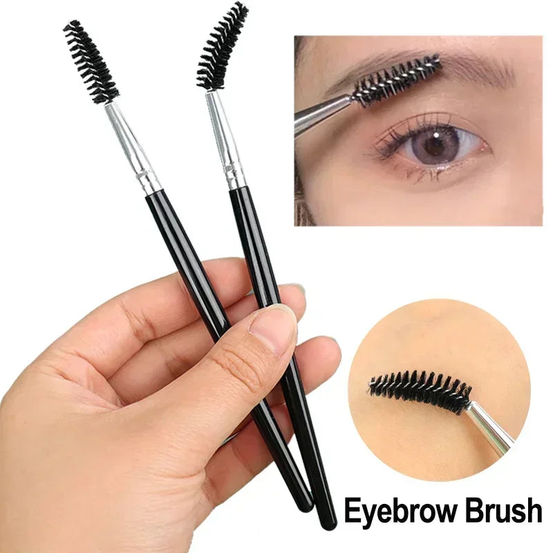 Spiral Eyebrow & Lash Comb Brush | Fiber Bristles Makeup Eyebrow Makeup Brush QXL