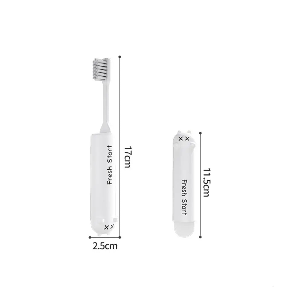 Foldable Travel Toothbrush | Soft Bristle Portable Dental Brush Travel Toothbrush QXL