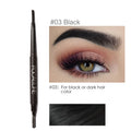 FOCALLURE Waterproof Eyebrow Pencil | 3 Colors Brow Definer Eyebrow Pencil QXL 03 Black