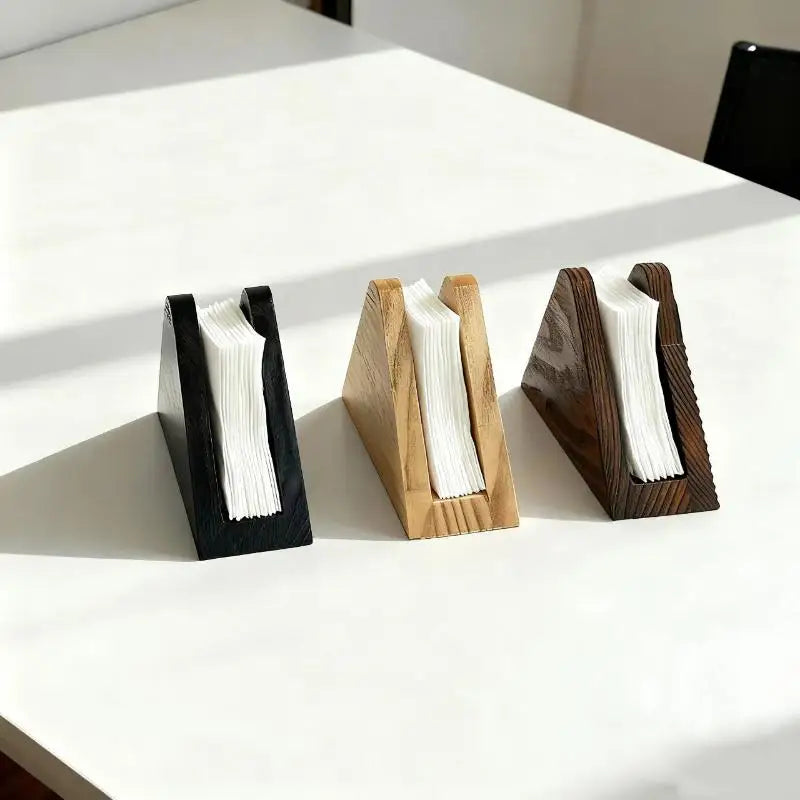 Wooden Tissue Box Holder | Decorative Desk & Home Dispenser Tissue Box Holder QXL