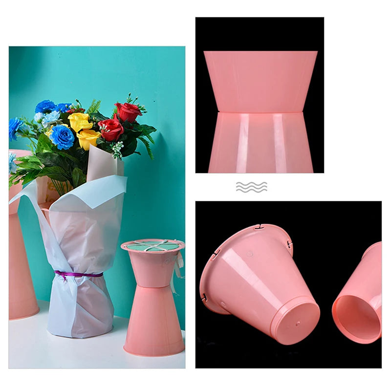 Bouquet Packaging Liner Base | Flower Arrangement Inner Bucket Flower Packaging Tool QXL