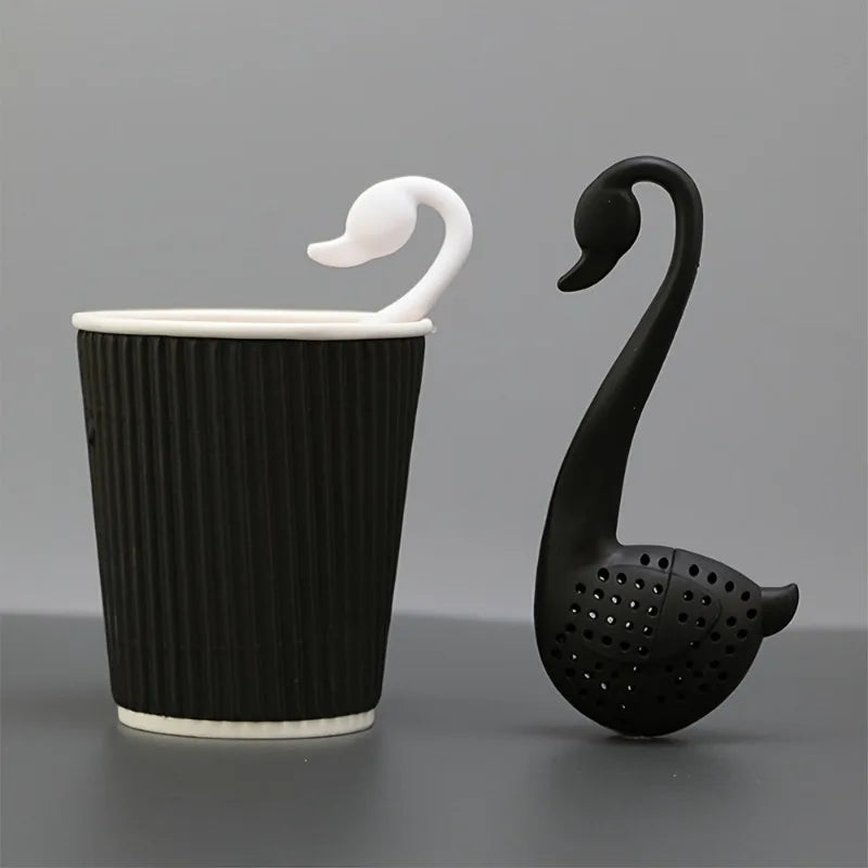 Swan-Shaped Tea Infuser | Loose Leaf & Blooming Tea Strainer Tea Infuser QXL