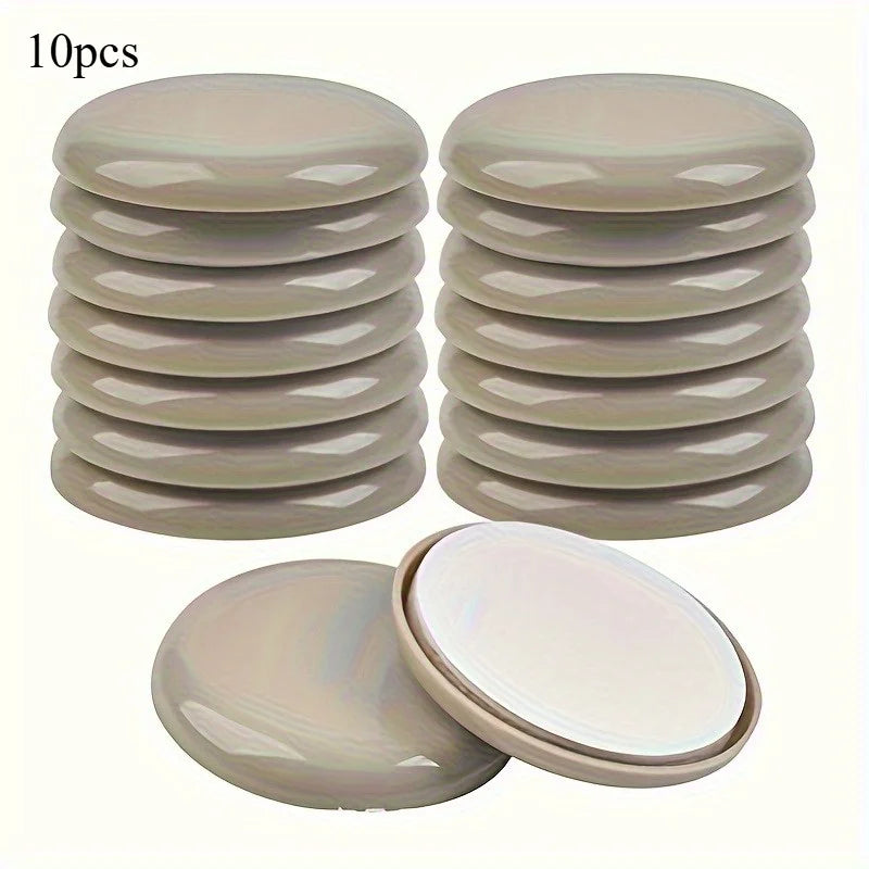 10-Pack Self-Adhesive Furniture Slider Pads for Carpet Furniture Slider Pads QXL 10pcs