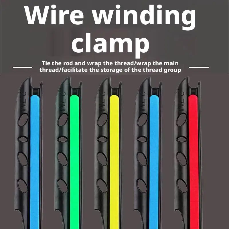 10-Pack Fishing Rod Line Winding Boards | Quick-Clip Holder Fishing Rod Accessory QXL