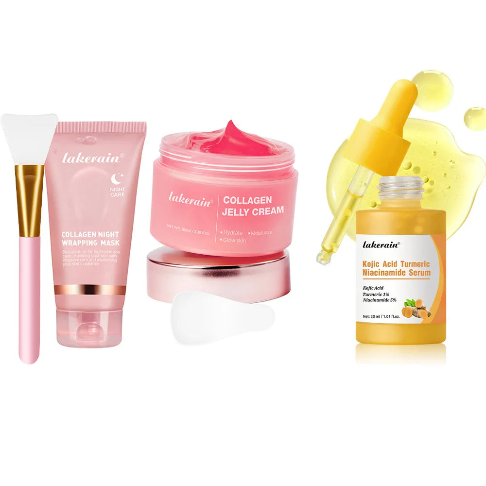 Collagen Peel-Off Overnight Face Mask | Hydrating & Firming 75ml Overnight Peel-Off Mask QXL SET 3