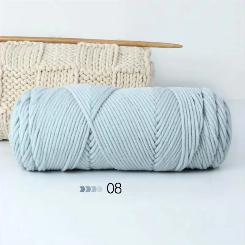 100g 8-Ply Milk Cotton Yarn – Soft Knitting & Crochet Yarn
