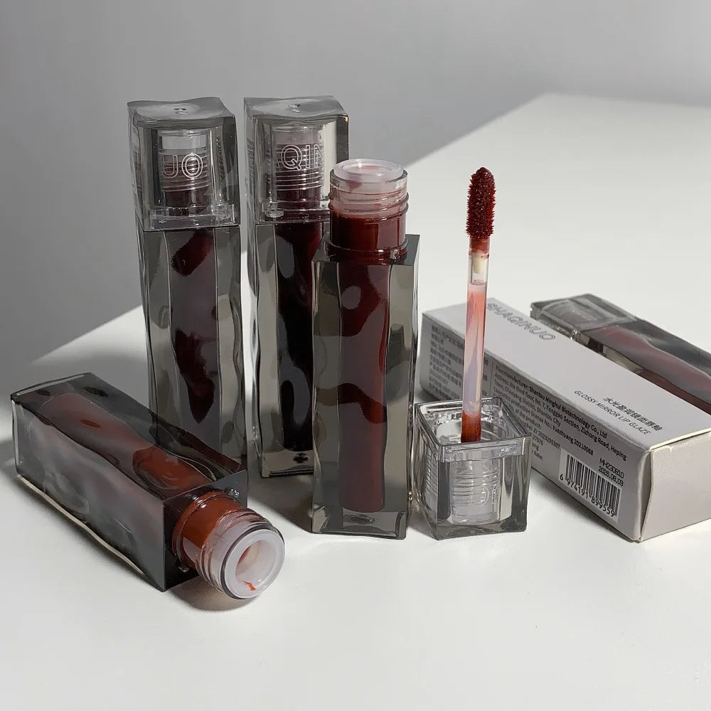 6-Color Lip Tint Gloss | Long-Lasting Non-Stick Lip Glaze Lip Tint Gloss QXL