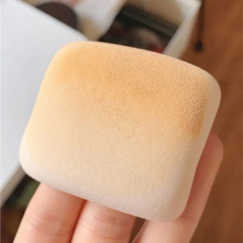 2-Pack Makeup Sponge Cushion Puffs | Dry & Wet Foundation Blender Makeup Sponge Puff QXL