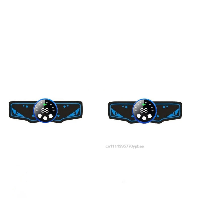 Rechargeable EMS Abdominal Trainer Belt | Home Workout EMS Ab Trainer Belt QXL A4-2 arms