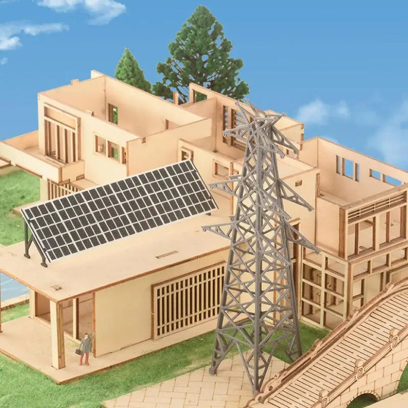 Mini Power Tower Model 1:100 1:200 – Railway Scene Layout Scale Model Scenery QXL