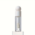 5ml Empty Lip Gloss Tubes | Large Brush Head, Matte Pink & Clear Lip Gloss Packaging QXL white
