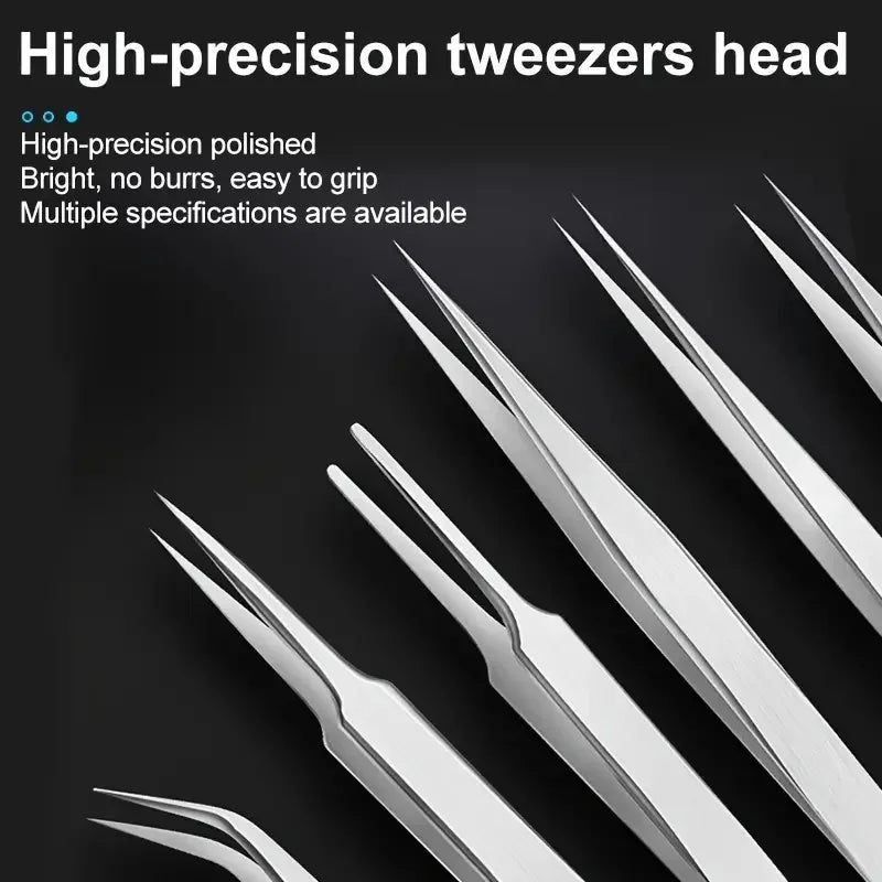 6-Piece Stainless Steel Succulent Plant Tweezers DIY Set Tweezers Set QXL