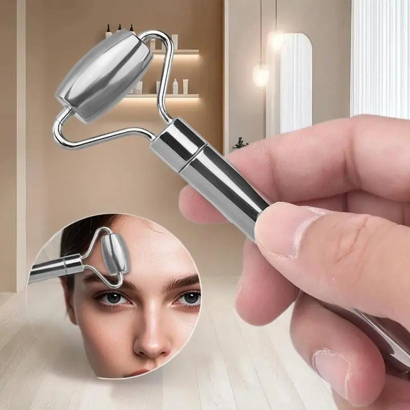 Stainless Steel Facial Roller & Gua Sha Massage Tool Facial Massage Tool QXL