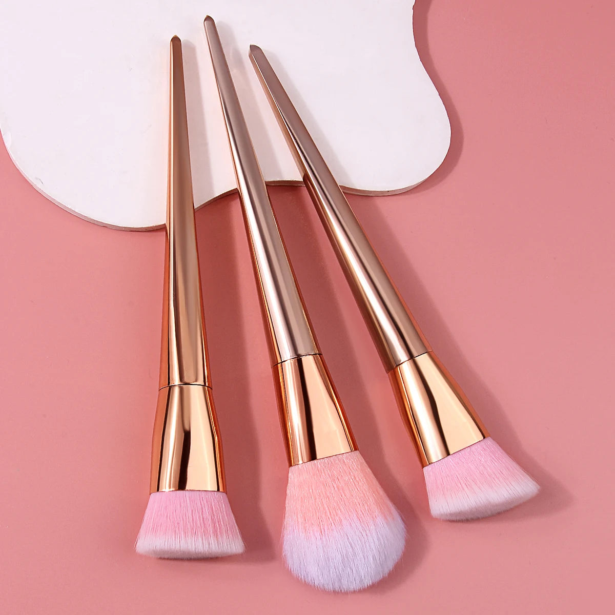 KOSSHOW Blush Brush | Rose Gold Handle, Contour & Blending Makeup Blush Brush QXL