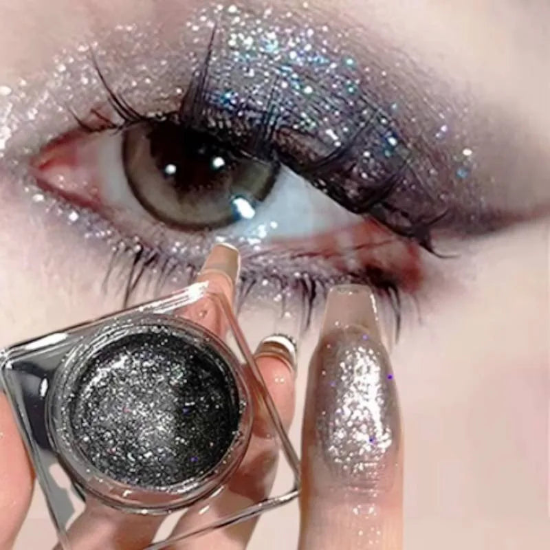 Glitter Liquid Eyeshadow | Metallic Galaxy Shimmer Foil Liquid Eyeshadow QXL
