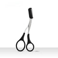 Stainless Steel Eyebrow Trimmer with Comb | Shaping Tool Eyebrow Trimmer QXL black