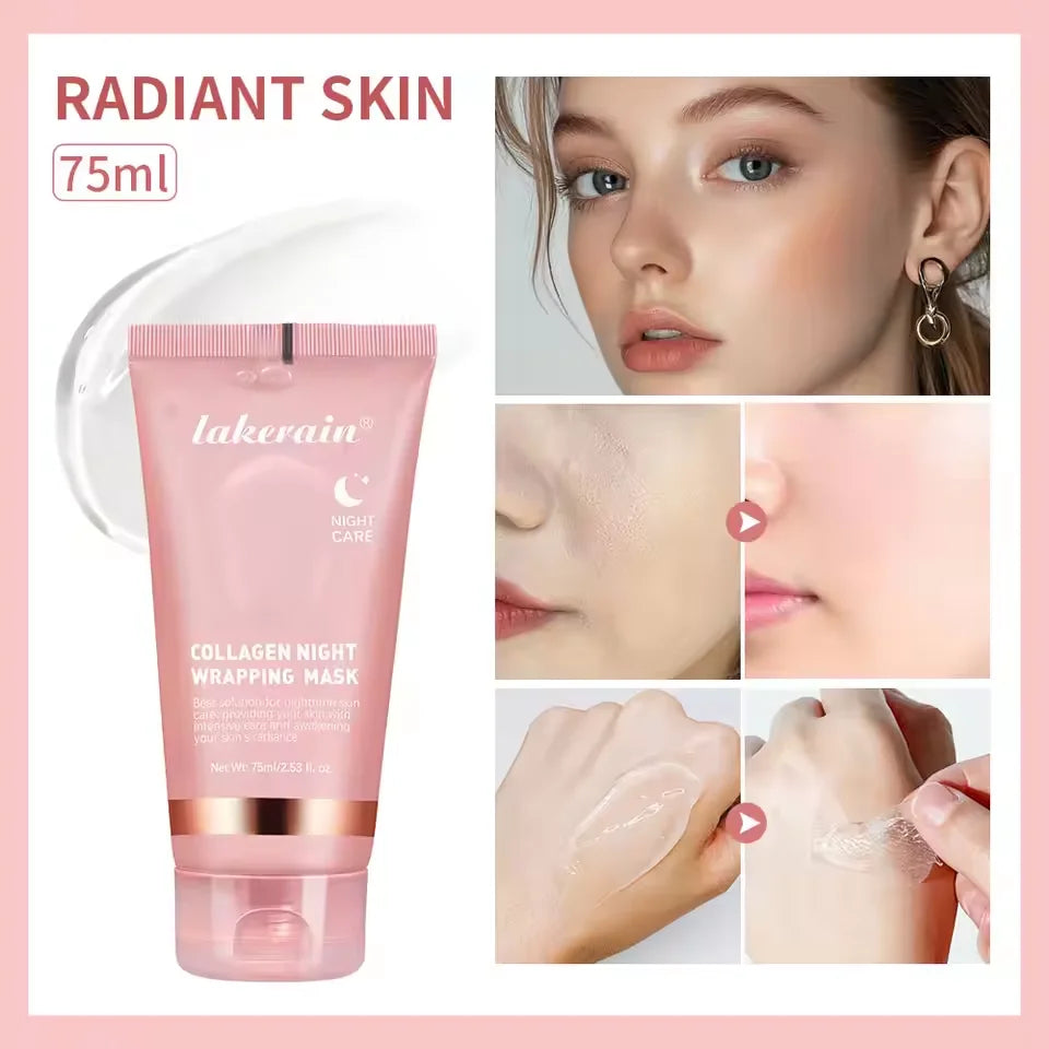 VERONNI Collagen Peel-Off Night Mask – Firming & Hydrating Collagen Night Mask QXL
